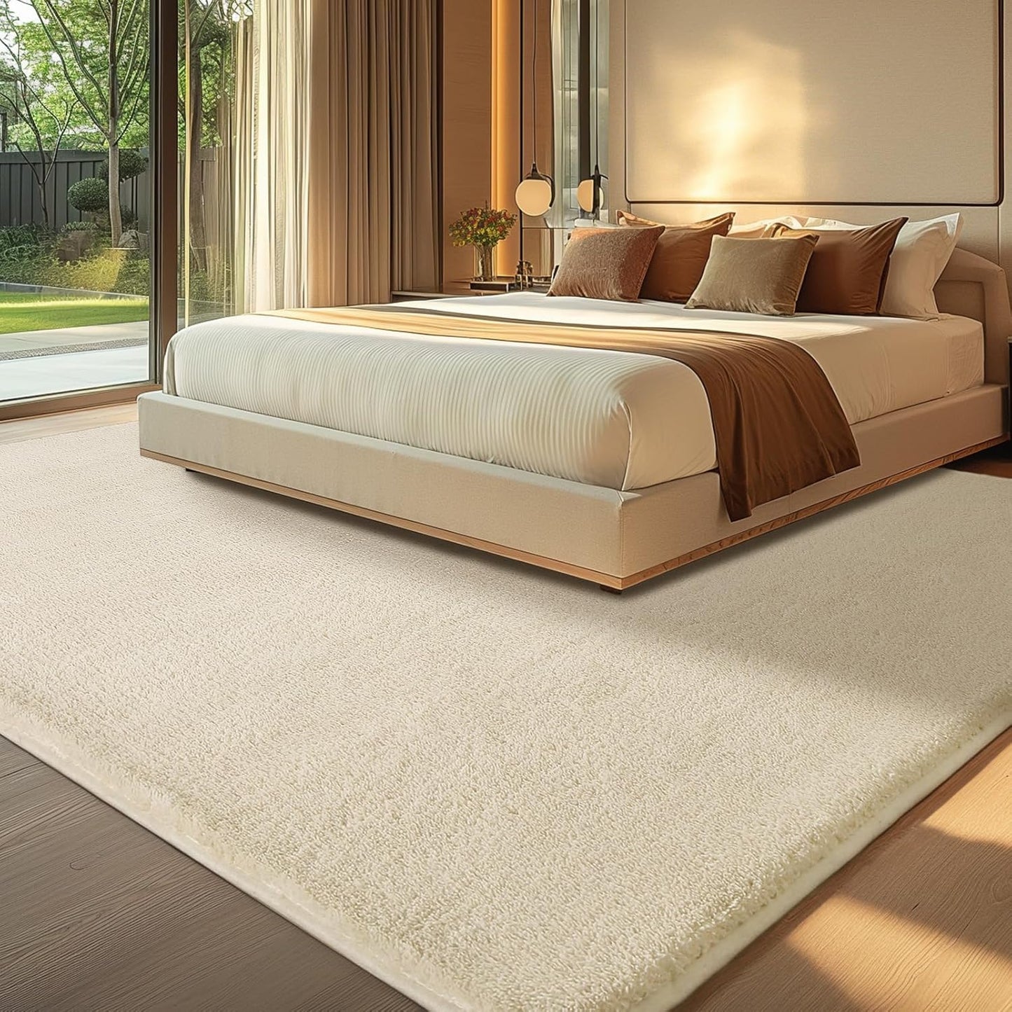 Sour Lemon 8x10 Area Rugs for Living Room, Soft Large Area Rug Fluffy Rugs for Bedroom,Machine Washable Area Rug Non Slip Carpet Rug for Living Room Playroom Kids Room Home Decor