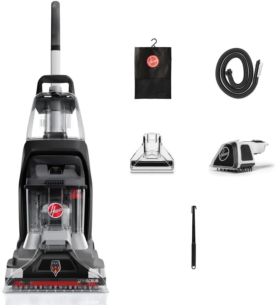 Hoover PowerScrub XL Pet Carpet Cleaner Machine for Carpet and Upholstery, Deep Cleaning Shampooer Machine with Multi-Purpose Tools, Powerful Suction, Pair with Hoover Cleaner Solution