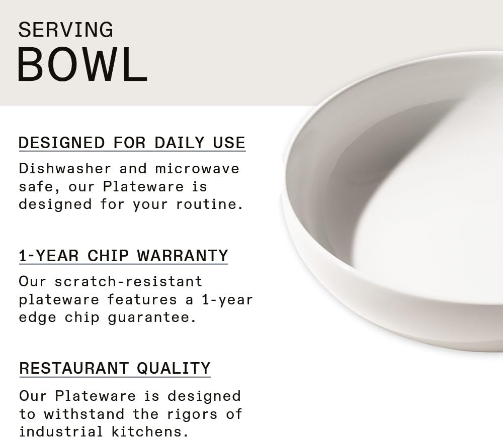 Made In Cookware - Serving Bowl - White - Porcelain England