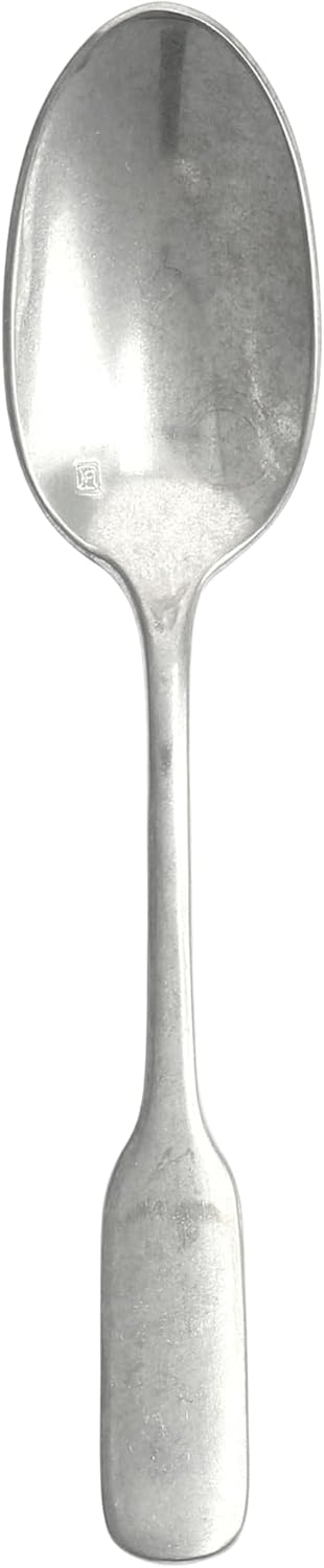 Fortessa Ashton 18/10 Stainless Steel, 2 Piece Serving Set, Antiqued Silver