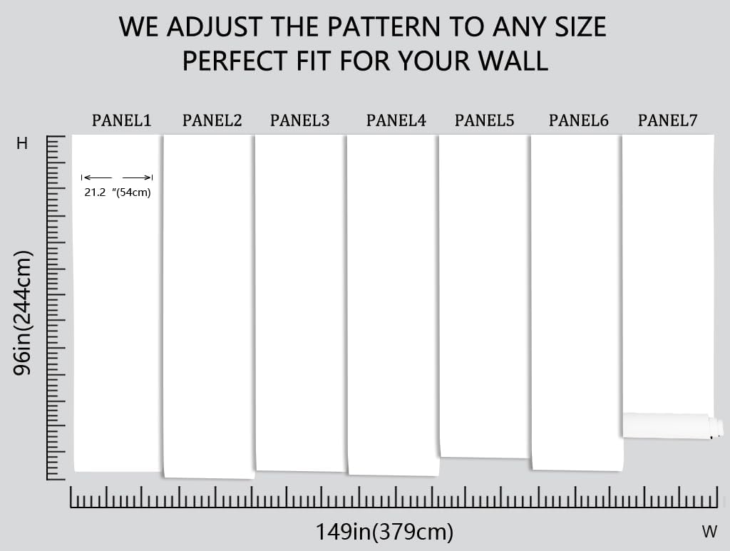 Large Banana Leaf Wallpaper on Gray Background, Art Wall murals for Bedroom, Living Room, Bathroom(Non-self-Adhesive)