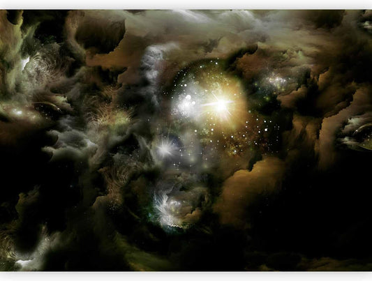 artgeist Wall Mural Cosmos Galaxy 154x110 in - Peel and Stick Self-Adhesive Wallpaper Removable Large Sticker Foil Wall Decor Print Picture Image Design n-A-0027-a-b