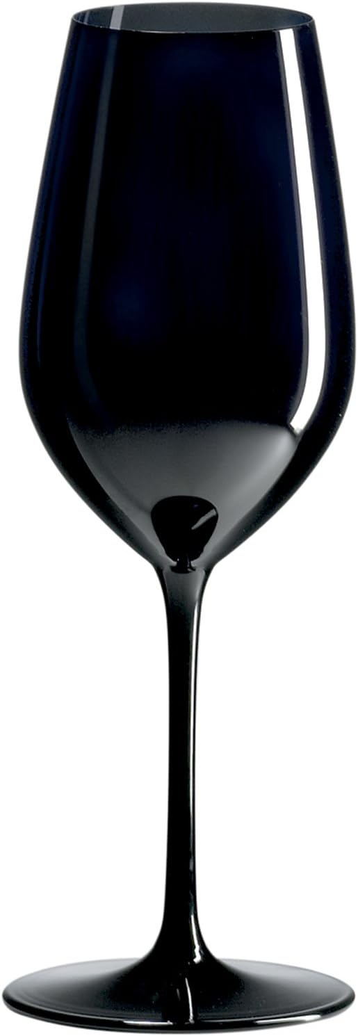 Double Blind Black Wine Glasses, Made in Europe, Set of 4, Voted Best Wine Gift 2024 by Food & Wine Magazine,16 Oz, 100% Lead-Free Crystal, Gift-Boxed