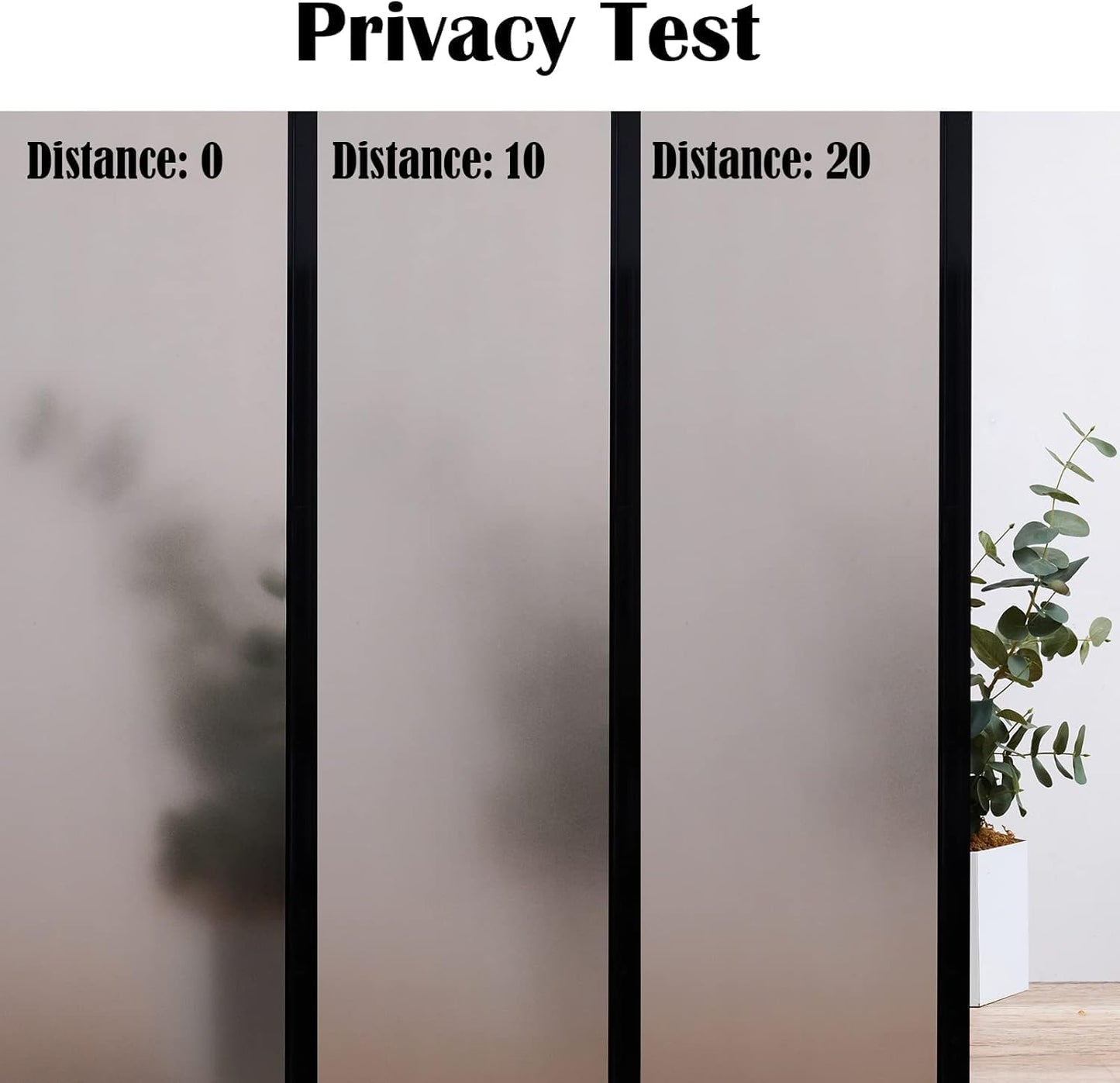 Niviy Window Darkening Film Day and Night Privacy Window Cling Sun Blocking Glass Door Window Cover Gothic Decor for Bedroom,Garage, Renter House (Grey, 35.4 x 78.7 inch)