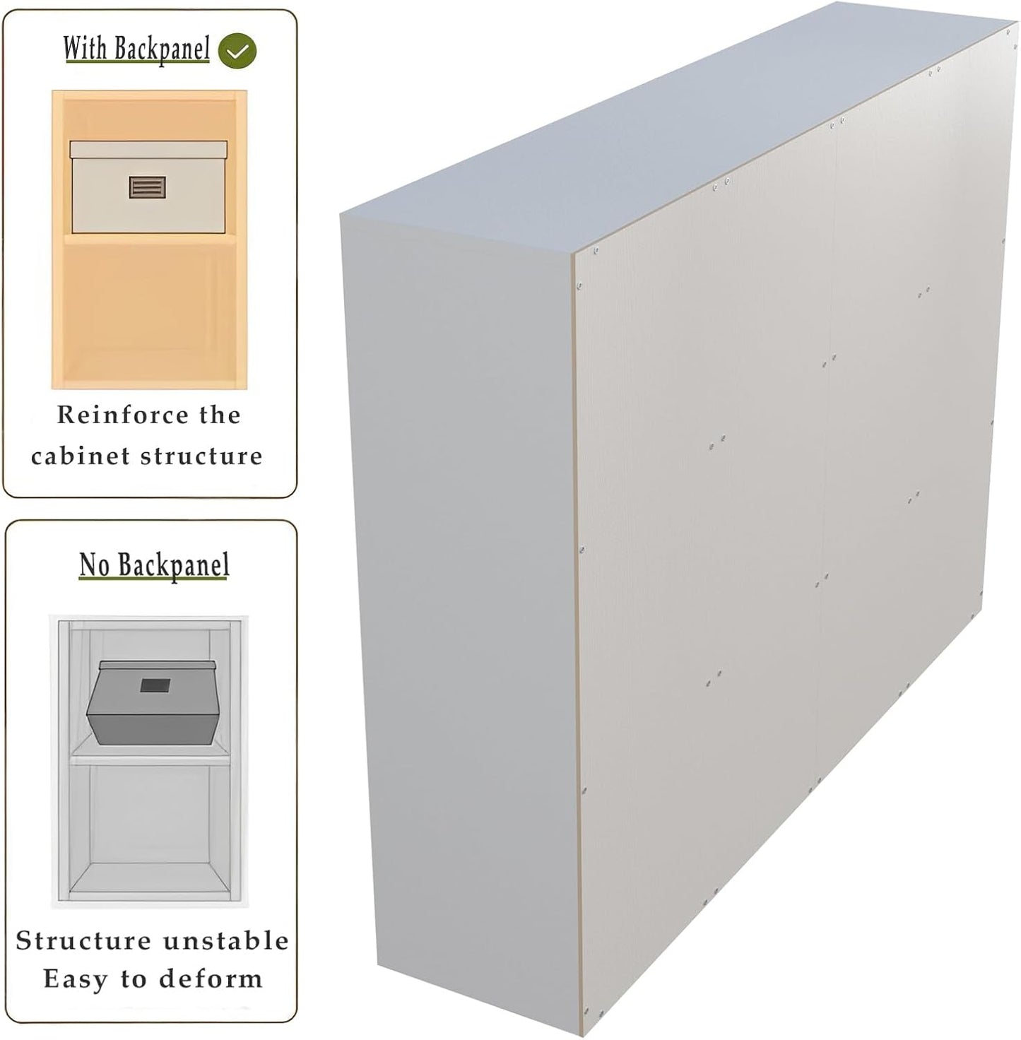 12-Cube Storage Shelf Bookcase - Wooden 3-Tier Floor Standing Open Bookshelf for Home and Office, Display Cabinet, Warm White