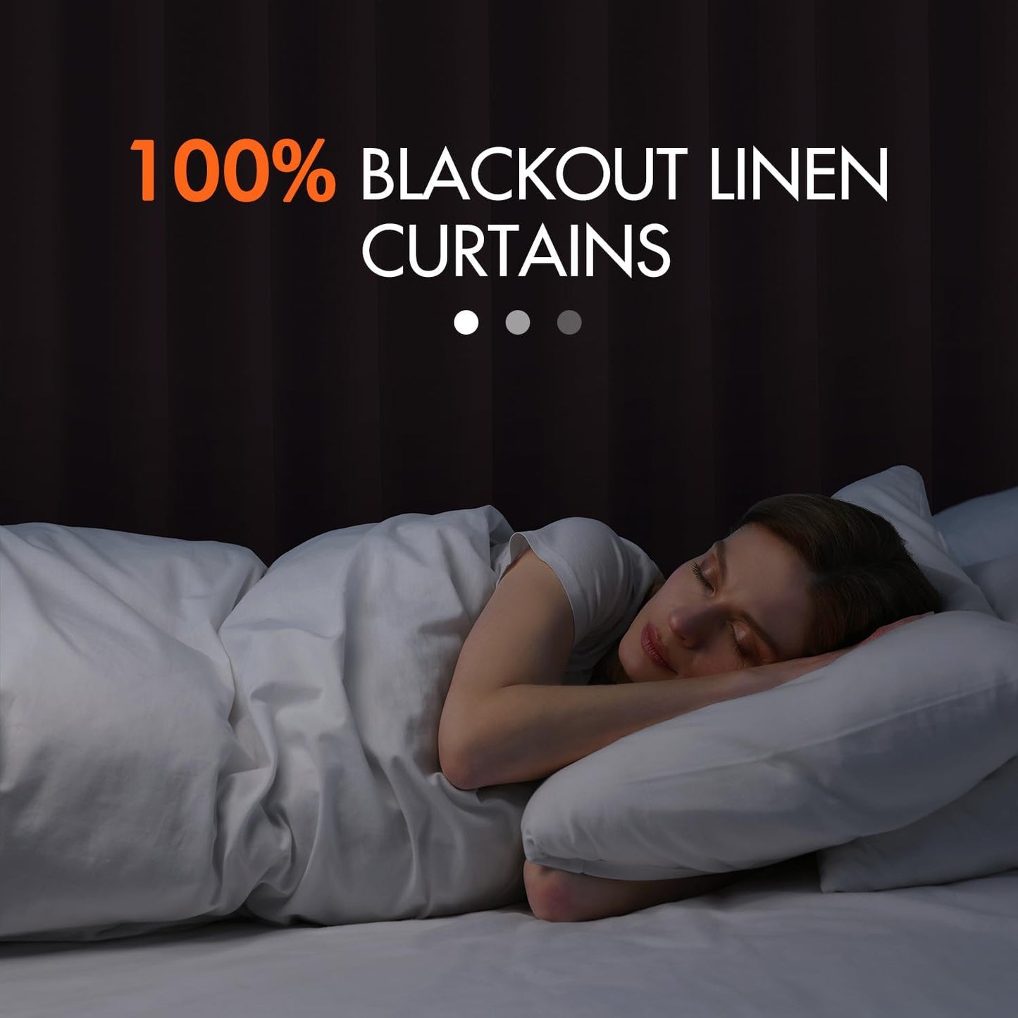 MIULEE 100% Blackout Curtains 120 Inch Long 2 Panels for Bedroom, Thick Luxury Faux Linen Black Out Curtain Room Darkening Back Tab Pleat Window Textured Drapes with Hooks for Living Room, Baby Pink