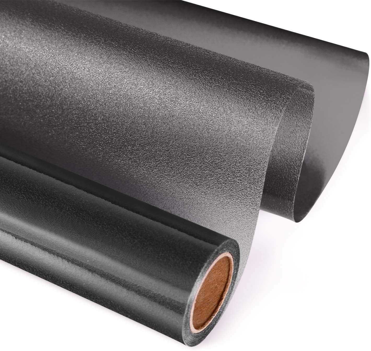 HIDBEA Frosted Window Privacy Film - Non Adhesive Static Cling Glass Stickers Sun UV Blocking Heat Control Door Covering Decals for Home Office, Frosted Gray, 17.5 x 78.7 Inch