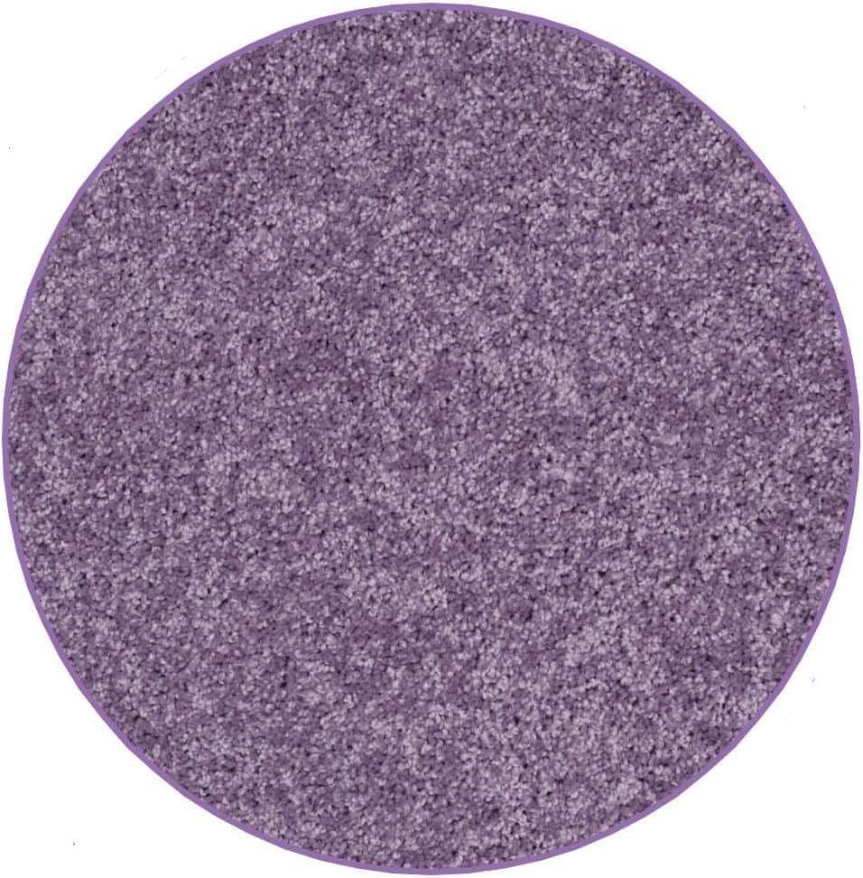 KOECKRITZ Soft and Colorful Kids Classroom Area Rugs (Passes Flammability Pill Test) Many Sizes and Bright Colors to Select from (11' Round, Lavender)