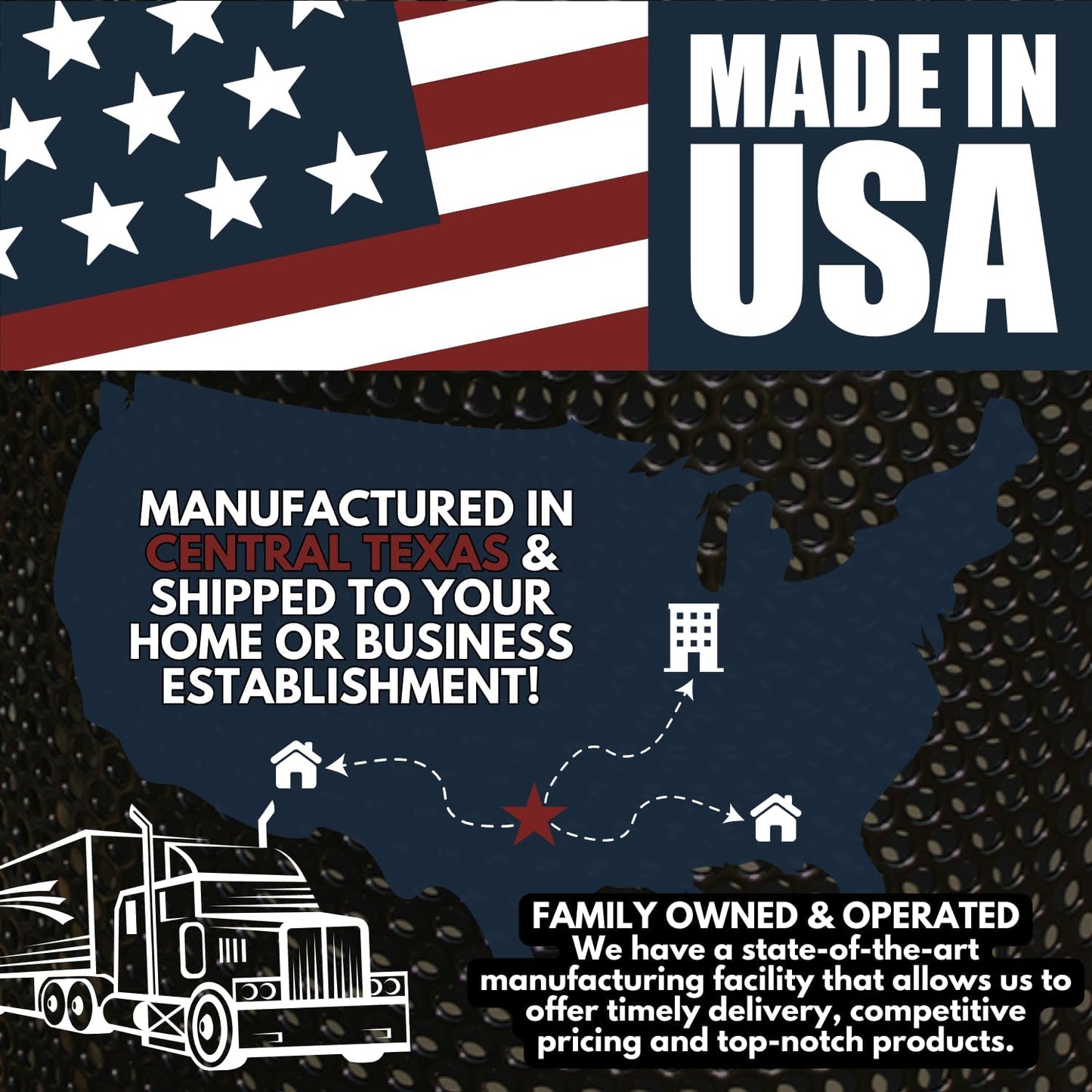 Heavy-Duty Portable Outdoor Picnic Table with Umbrella Hole, Punched Steel Commercial-Grade Patio Dining Furniture Made in America (46" Round Top, Textured Black)