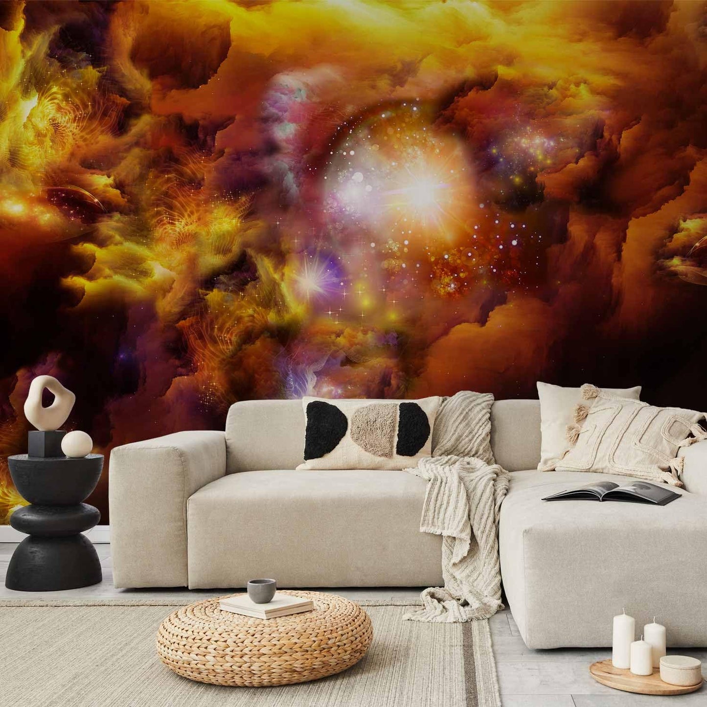 artgeist Wall Mural Cosmos Galaxy 79x55 in - XXL Non-Woven Wallpaper Fleece Wall Decor Photo Print Picture Image Design Home n-A-0027-a-d
