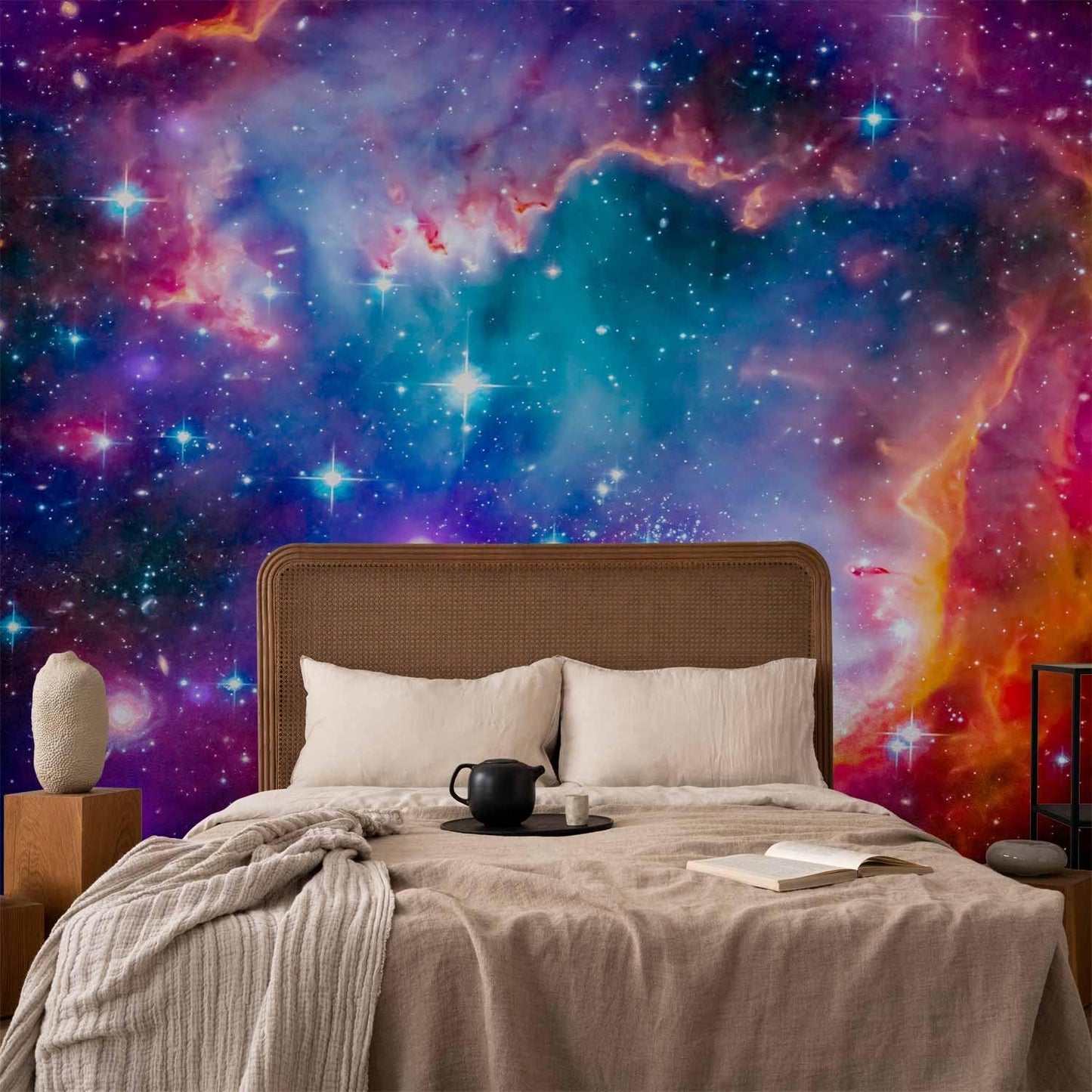 artgeist Wall Mural Abstract 79x55 in - XXL Non-Woven Wallpaper Fleece Wall Decor Photo Print Picture Image Design Abstract Cosmos Sky Star i-G-10010-a-a