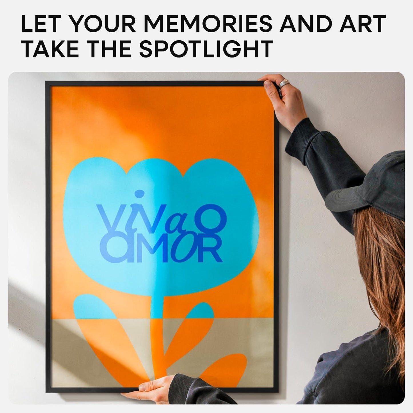 Homeforia 18x24 Poster Frame Black, High End Metal 18 x 24 Picture Frames with Mat 16 by 20 inch Photo, 18x24 Black Frame Matted to 16x20 Print, 24x18 Hanging Frame, Tempered Glass, Wall Kit, Set of 1