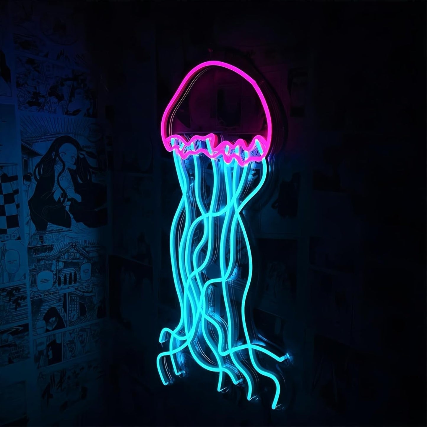 LED Decorative Lights USB Mountains Sunrise Sunset Led Neon Signs Home Decoration Wall Art Holiday Gift Brightness Adjustable 15.7''x15''