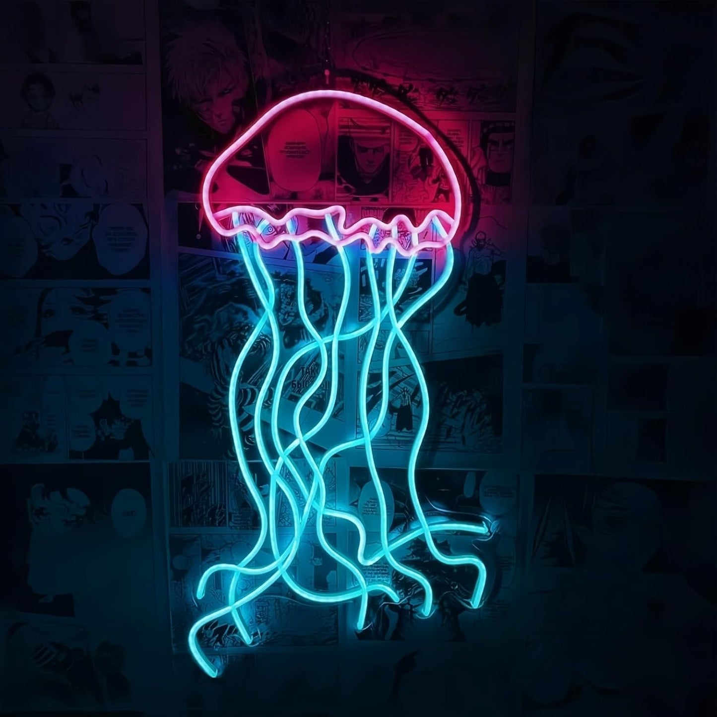 LED Decorative Lights USB Mountains Sunrise Sunset Led Neon Signs Home Decoration Wall Art Holiday Gift Brightness Adjustable 15.7''x15''