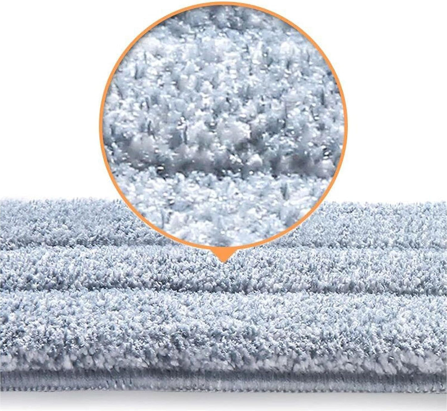 10 Pack 13 * 4.9" Generic Mop Pads Mop Head Refill Washable Wet/Dry Mops Flat Compatible with Most 11-13" Hook and Loop (Velcro) Flat Mops.System Floor Care System (10 Pack 13 * 4.9")