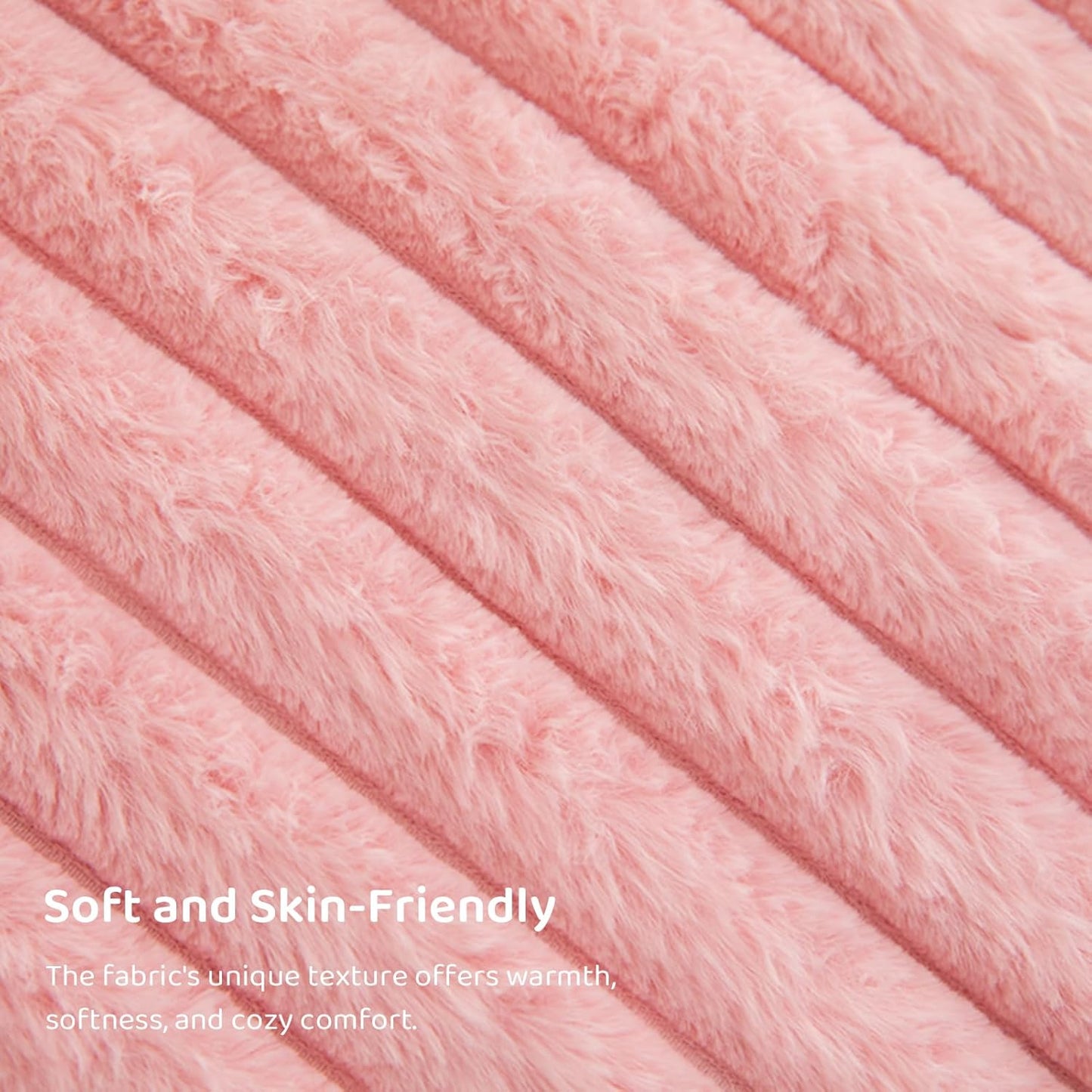 BYBYME Giant Bean Bag Chair for Adults and Kids, Large Comfy Cozy Beanbag, Floor Sofa for Teens, Living Room, Gaming, Reading, Pink