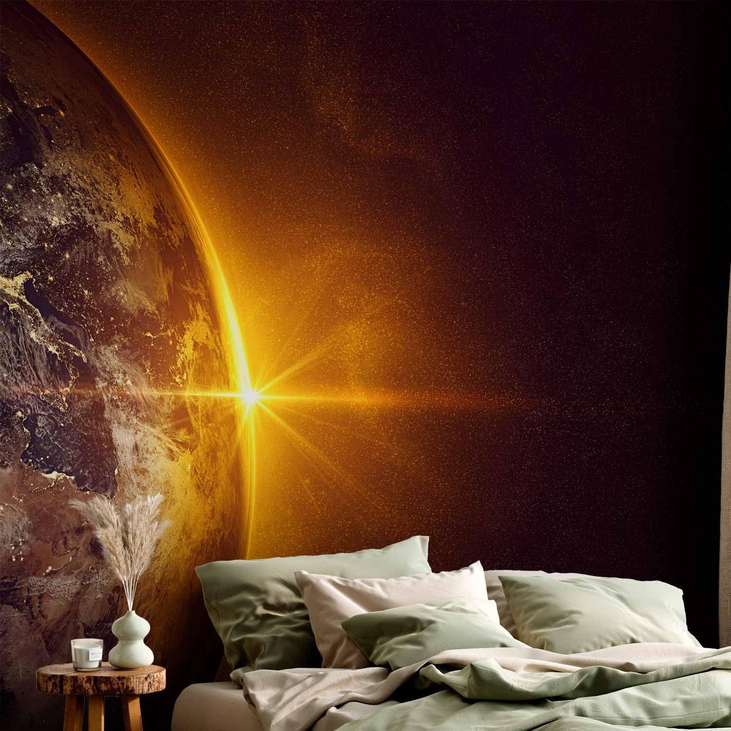 artgeist Wall Mural Cosmos Galaxy 96x69 in - Peel and Stick Self-Adhesive Wallpaper Removable Large Sticker Foil Wall Decor Print Picture Image Design n-B-0003-a-a