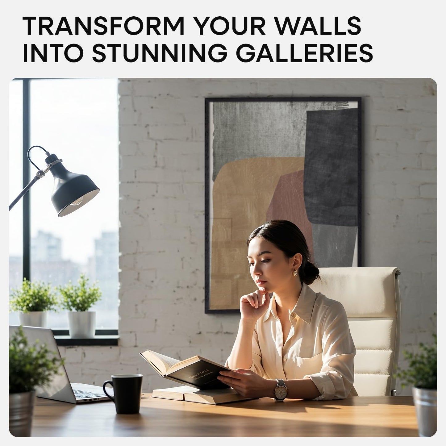 Homeforia 20x28 Black Wood Frame, High End Oak 20x28 Wooden Picture Frames with Mat 14x22 Photo, 20 x 28 Poster Frame Matted to 14 by 22 Print, 28x20 Hanging Frames, Tempered Glass, Wall Kit, Set of 1