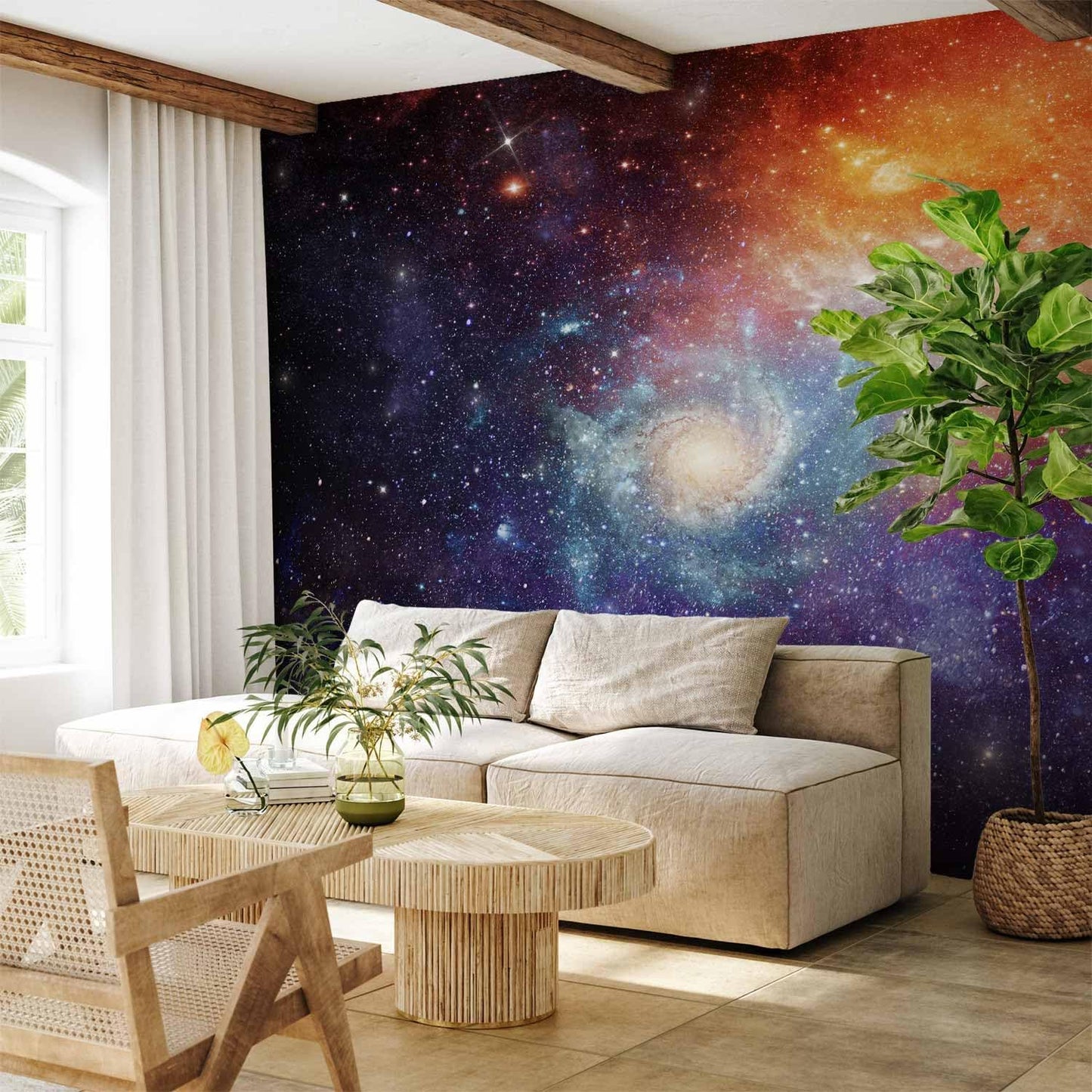 artgeist Wall Mural Cosmos Galaxy 177x124 in - XXL Non-Woven Wallpaper Fleece Wall Decor Photo Print Picture Image Design Home f-C-0101-a-a