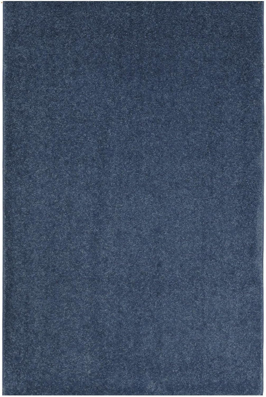KOECKRITZ Soft and Colorful Kids Classroom Area Rugs (Passes Flammability Pill Test) Many Sizes and Bright Colors to Select from (8' x 12', Navy)