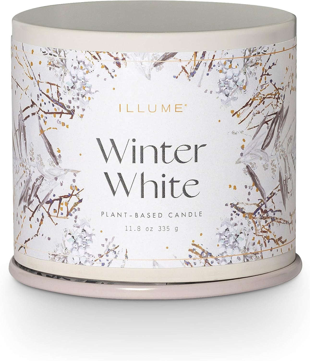ILLUME Vanity Tin Candle, Winter White, Signature 11.8 oz.