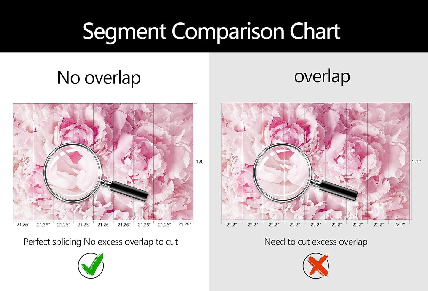 WFBHUA-Pink Floral Wallpaper Mural Peony Flower Wallpaper for Girls Bedroom Wall Murals(Not Peel and Stick)