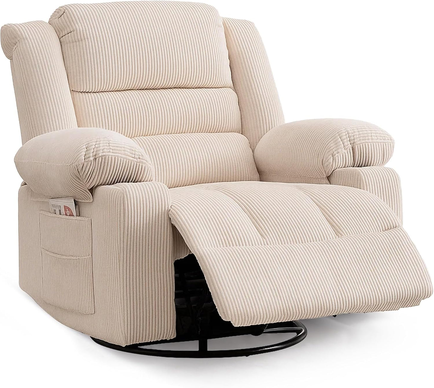Recliner Chair Modern Ergonomic Lounge Swivel Single Sofa Seat Living Room Recliners on Clearance Foam Filling