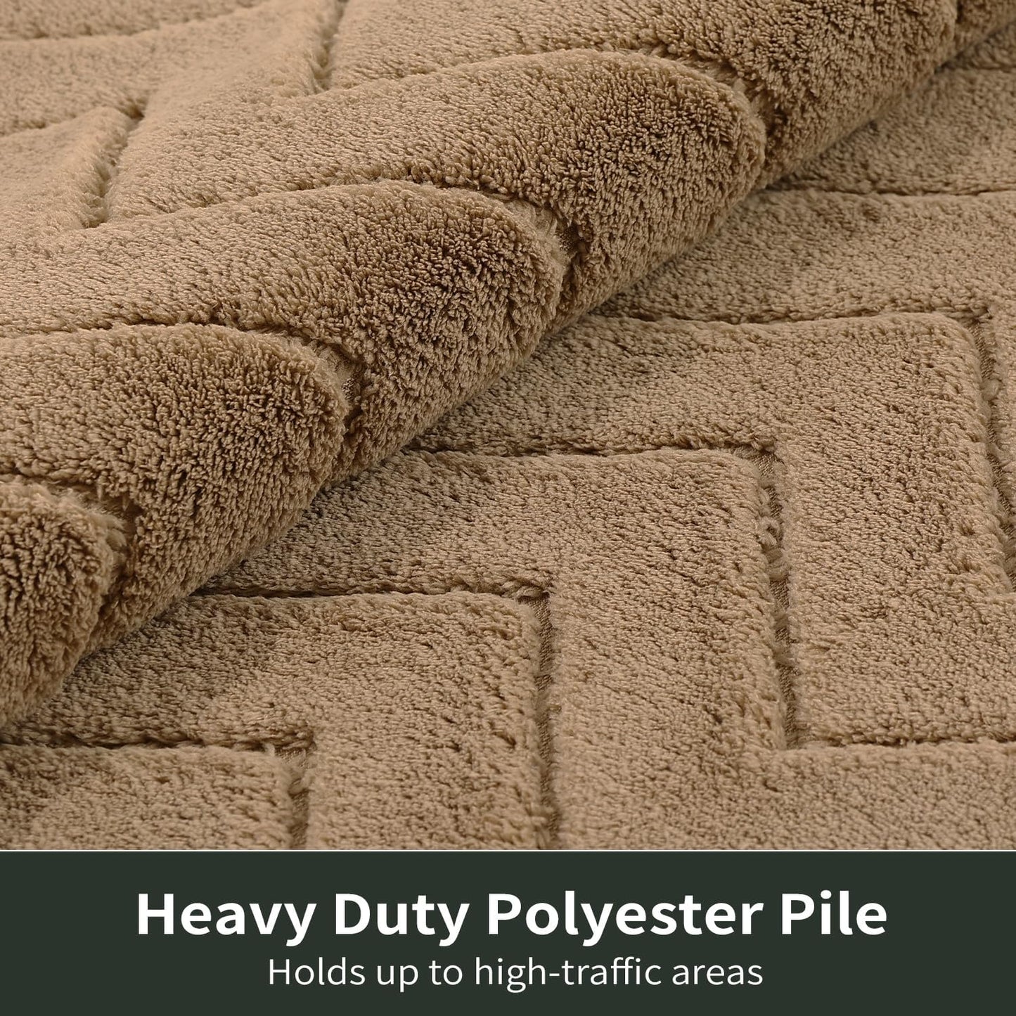 Stiio Front Door Mat Indoor Outdoor Entrance 20x31.5 Inches, Non Slip Washable Entry Rug, Dog Doormat, Absorbent Entrance Mat for Front & Back Door, Muddy Wet Shoes & Paws, Brown