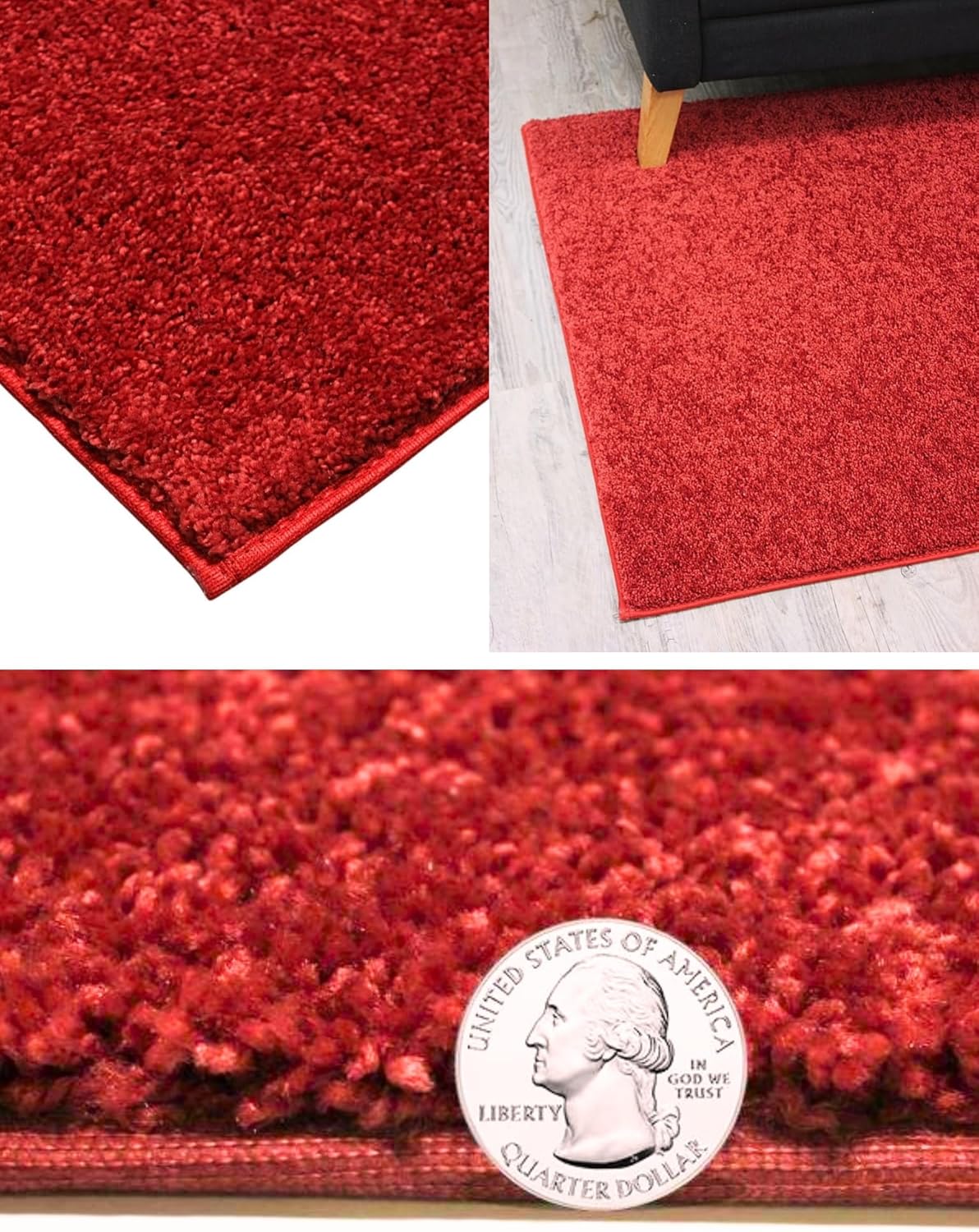 KOECKRITZ Soft and Colorful Kids Classroom Area Rugs (Passes Flammability Pill Test) Many Sizes and Bright Colors to Select from (5' x 8', Fire Engine)