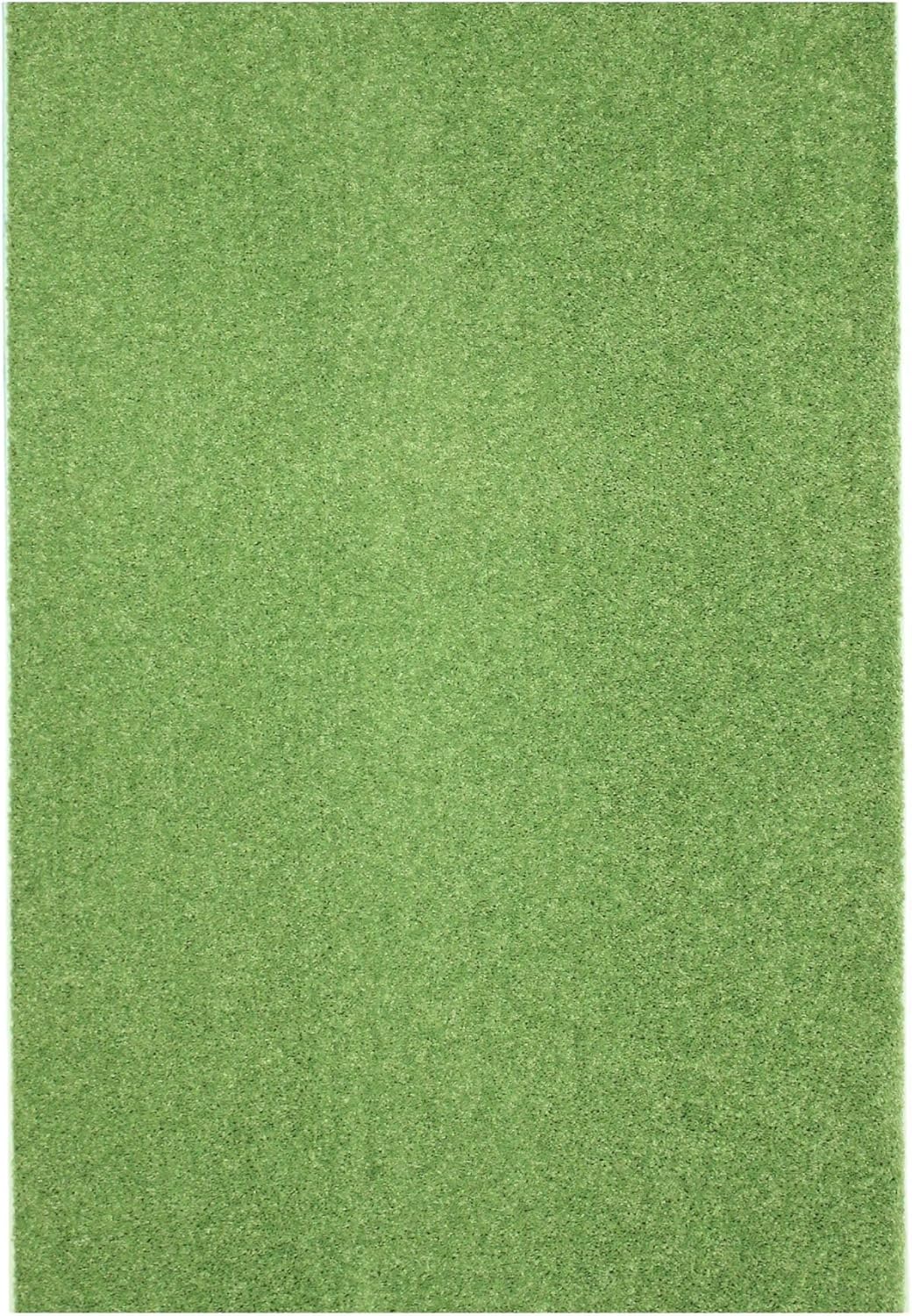 KOECKRITZ Soft and Colorful Kids Classroom Area Rugs (Passes Flammability Pill Test) Many Sizes and Bright Colors to Select from (4' x 4', Lime)