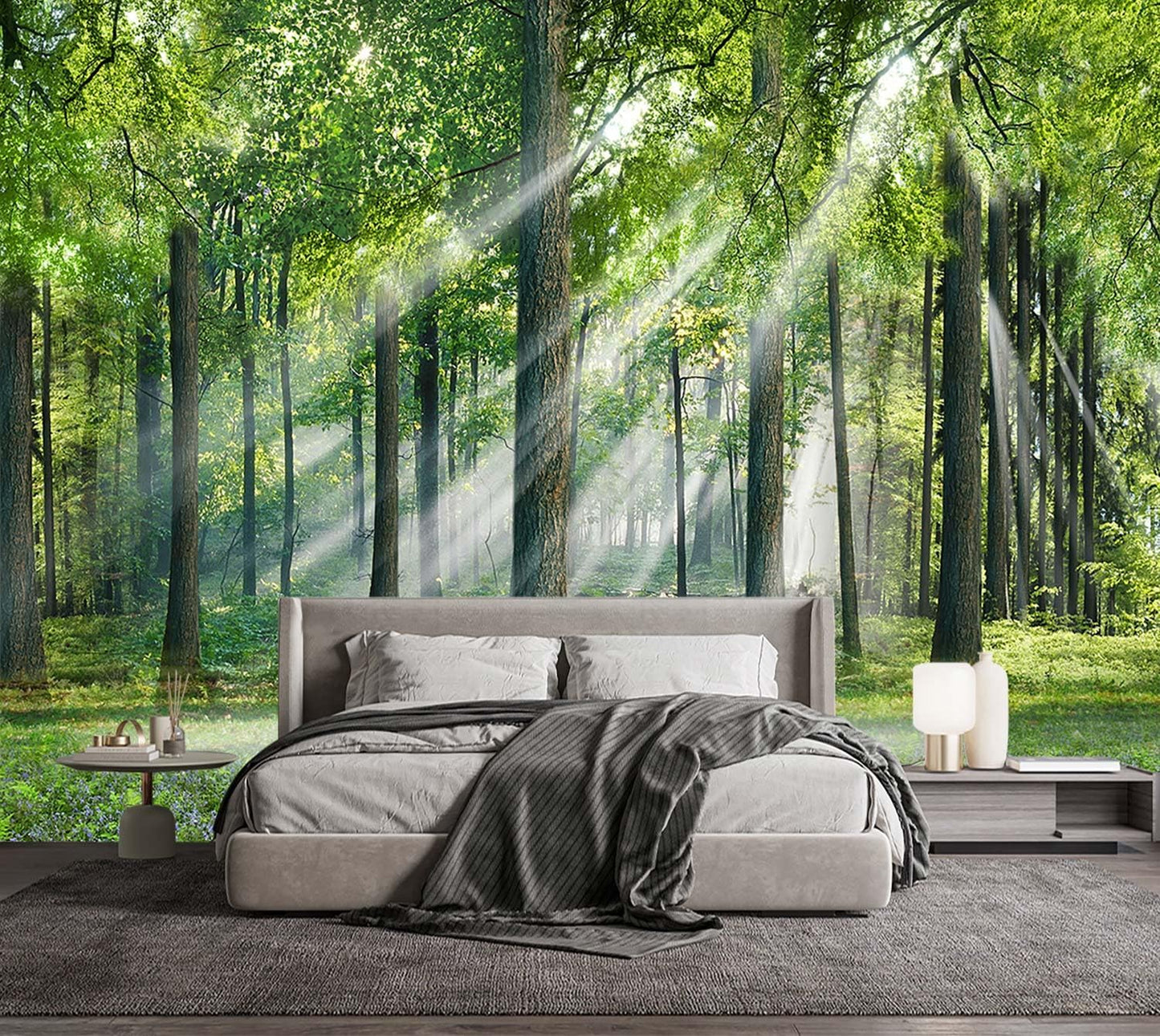-Sunshine Forest Living Room Wallpaper XT24 L 180" x 115"