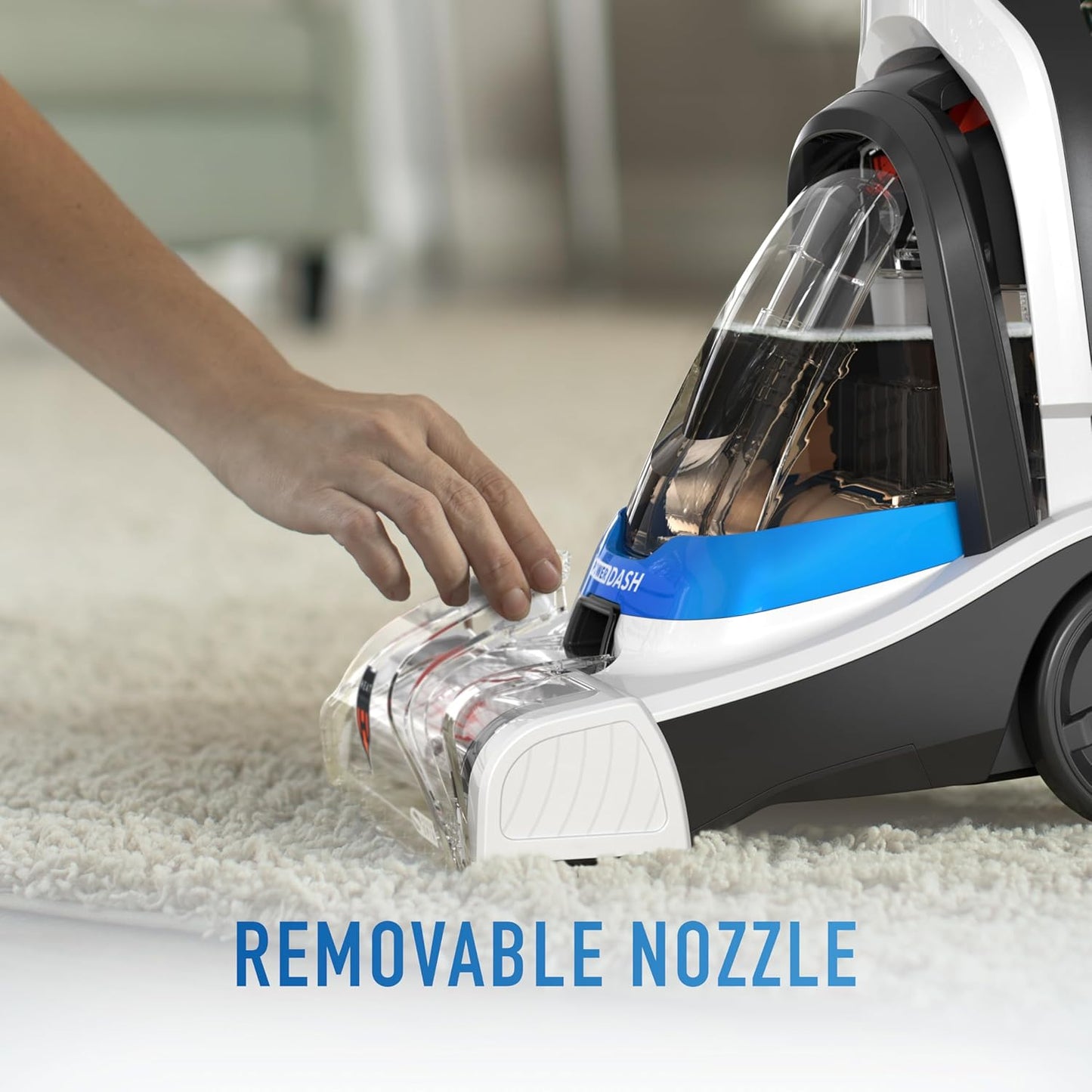 Hoover PowerDash Pet Compact Carpet Cleaner Machine, Lightweight Shampooer Machine, Pair with a Hoover Carpet Cleaner Solution for a Bright, Refreshed Home