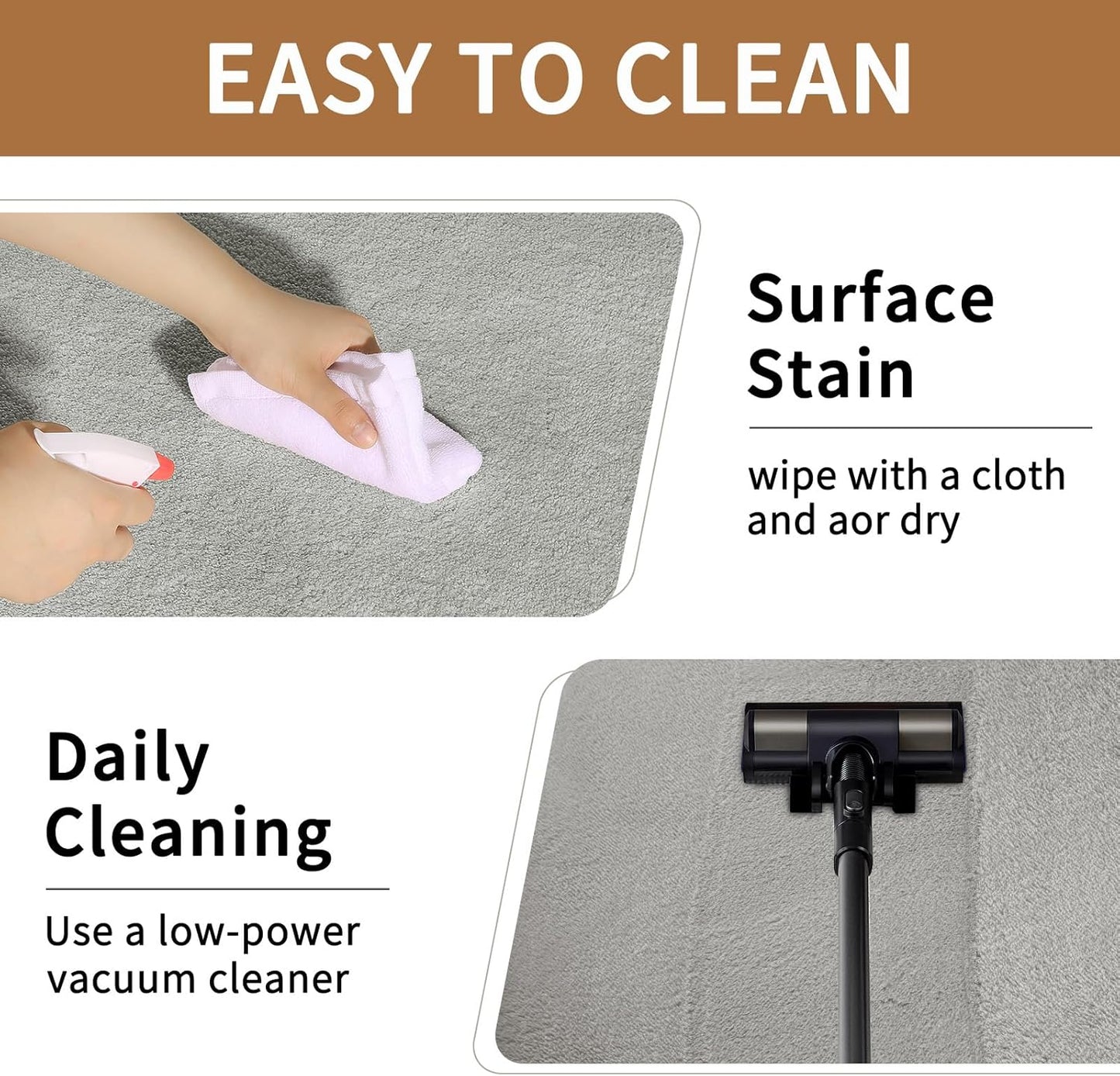 Sour Lemon 8x10 Area Rugs for Living Room, Soft Large Area Rug Fluffy Rugs for Bedroom，Machine Washable Area Rug Non Slip Carpet Rug for Living Room Playroom Kids Room Home Decor