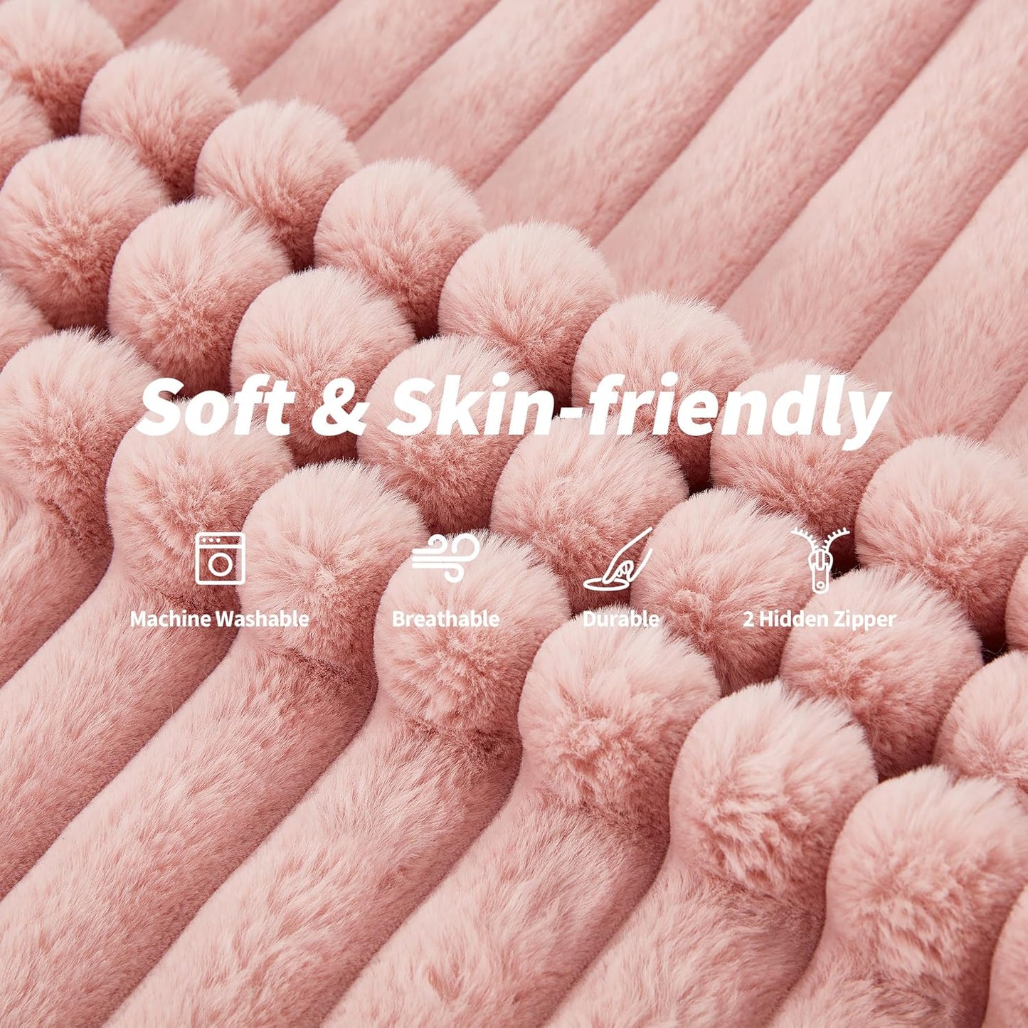 Hobestluk 3 in 1 Bean Bag Chair Giant Bean Bag Chairs Convertible Bean Bag Floor Cushion with Machine Washable Cover, Beanbag Chairs for Adult (Pink)