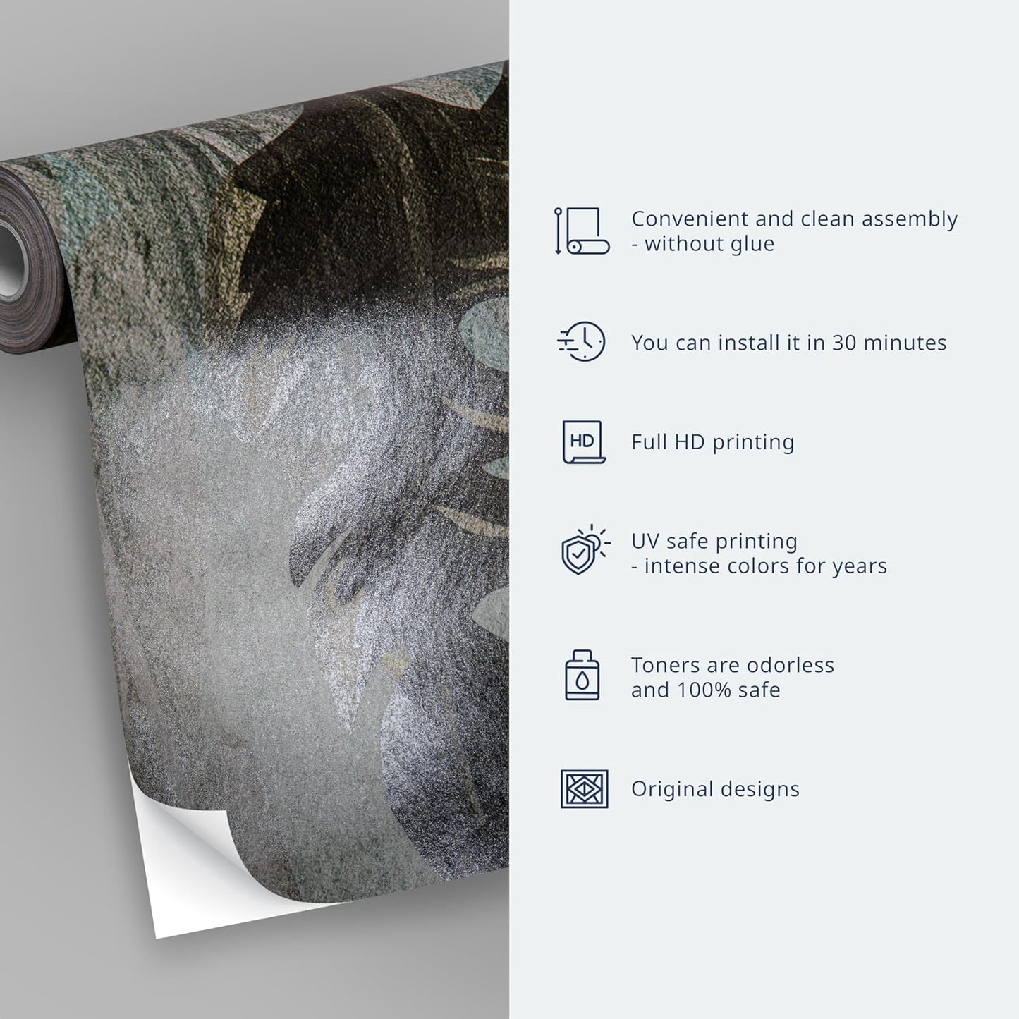 artgeist Wall Mural Peel and Stick Nature 212x98 in - XXL Self-Adhesive Corner Wallpaper Removable Large Sticker Foil Angle Wallpaper Water Waves Birds Sunset Landscape c-B-10179-a-a