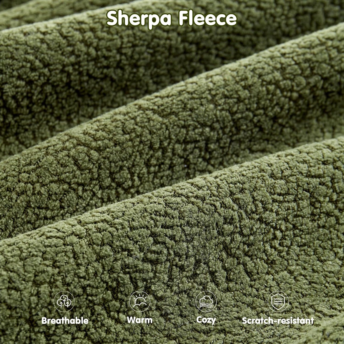 ovios 104" Cloud Sectional Couch with L-Shape Chaise,Modern Modular Sofa with Deep Seat, Upholstered Couches for Living Room Bedroom,No Assembly Required, Green (Cloud Velvet)