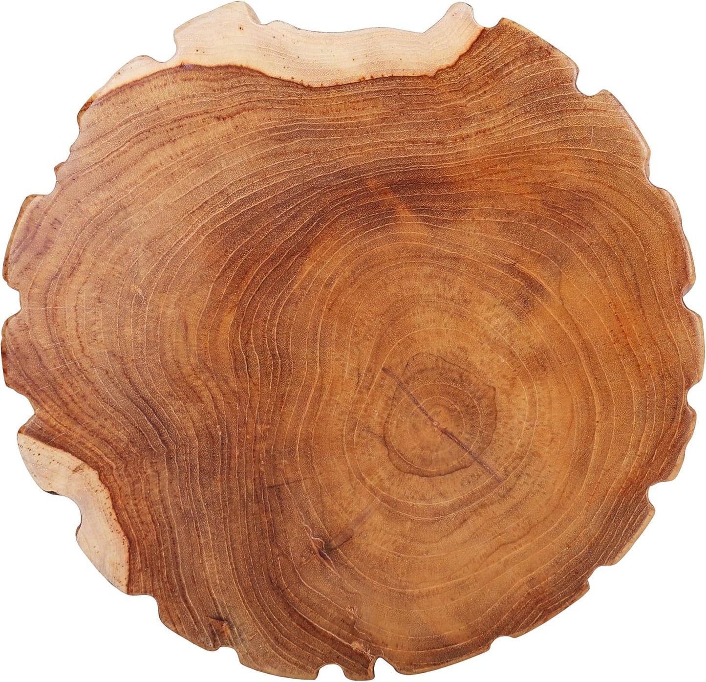 Rutledge & King Savannah Wood End Table - Small Round Side Table - Nightstand/Small Accent Table - Round End Tables Living Room