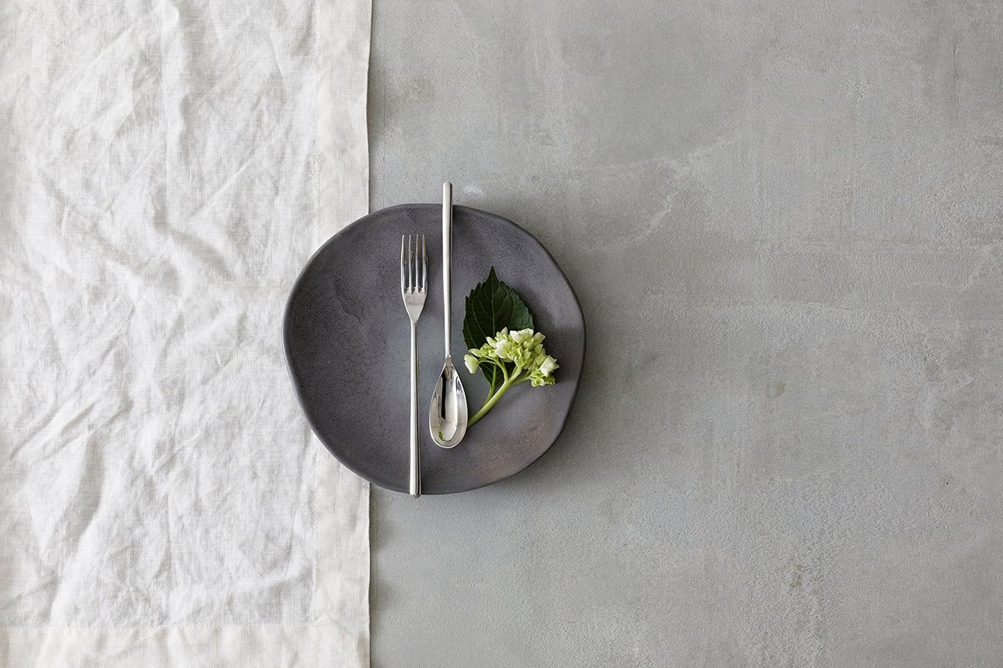 Fortessa Dragonfly 18/10 Stainless Steel Flatware, 5 Piece Place Setting, Service for 1